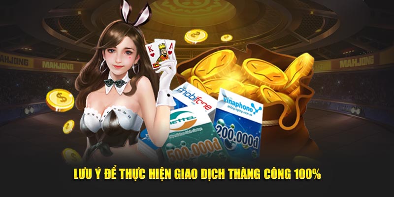 Lưu ý để thực hiện giao dịch thành công 100%